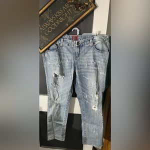 Torrid tattered and torn jeans (torrid tub)